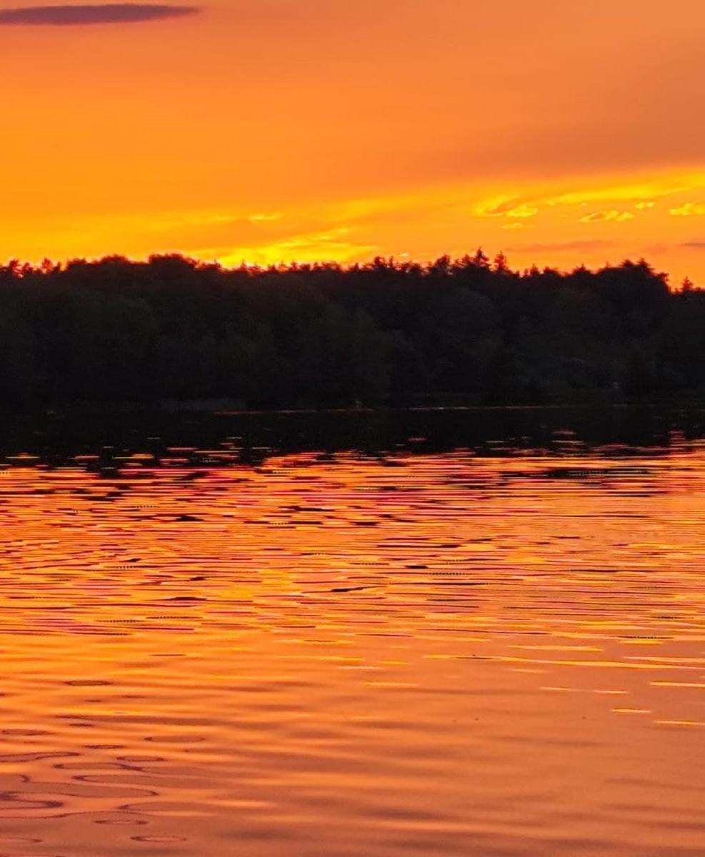 Bungalow Direkt Am See, Mit Eigenem Boot 罗丁 外观 照片
